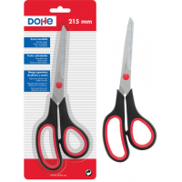 Dohe Tijeras de Acero Inoxidable de 215mm. Rojo