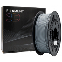 Filamento 3D PETG Diametro 1.75mm Bobina 1kg Color Gris