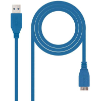 Nanocable Cable USB-A 3.0 Macho a Micro-USB 3.0 Macho 1m - Azul