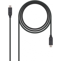 Nanocable Cable USB-C 3.1 Gen 2 10Gbps Macho a USB-C Macho 1m