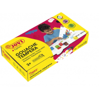 Estuche 7 Temperas JOVI 35ml Colores surtidos. Incluye Pincel