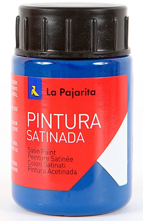 Pintura acrilica L-36 Azul Marino 35ml La Pajarita Latex satinada