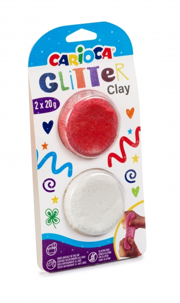 Imagen extra Carioca Pack de 8 Pastas de Moldear Purpurina