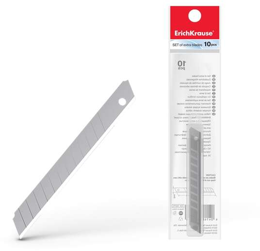 Imagen extra 10 Cuchillas de recambio para Cuter 9mm estrecho. Hojas Cutter 