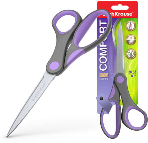 Erichkrause Tijeras Comfort. Colores surtidos