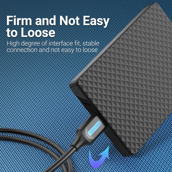 Imagen extra Vention Cable USB 2.0 Macho a MiniUSB Macho - 1m - Negro