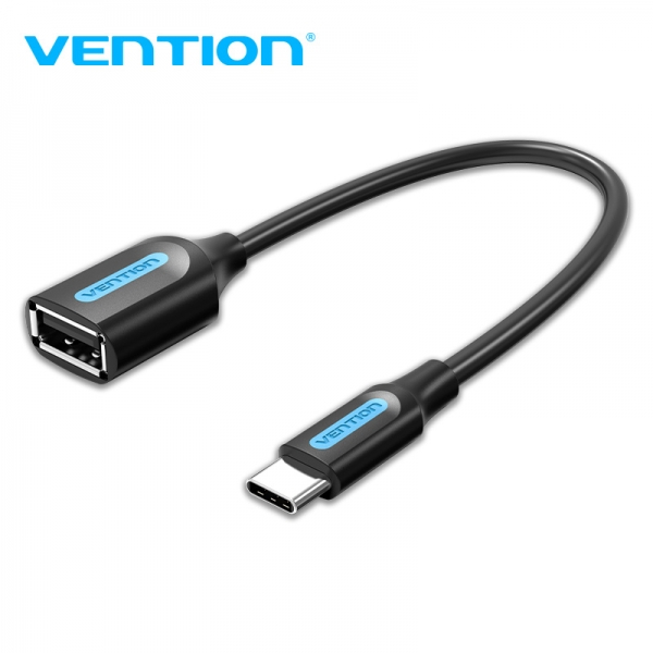 Imagen extra Vention Conversor USB-C Macho a USB A Hembra - 0.15m - Negro