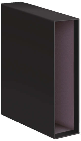 Cajetin Archivador A4 Lomo Ancho. Negro