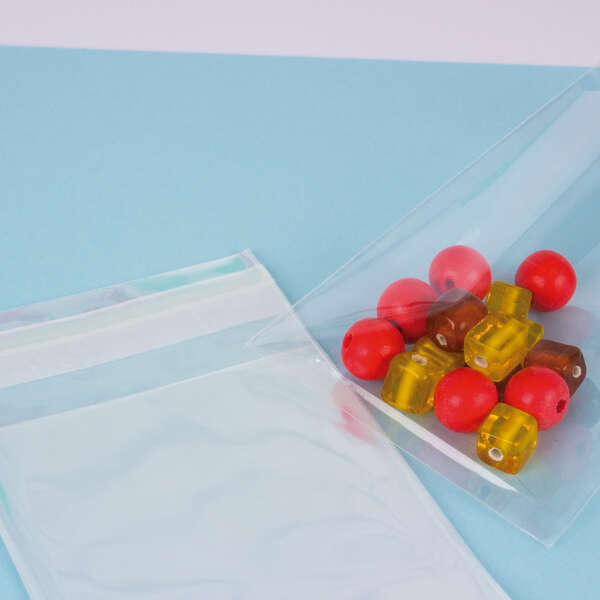 Imagen extra Apli Bolsas Polipropileno con Cierre Adhesivo 80x120mm Galga 120 Uso Alimenticio