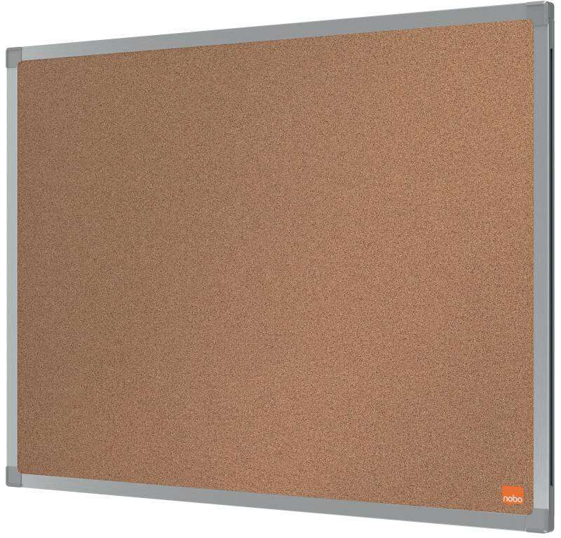 Imagen extra Tablero de Anuncios de Corcho 60x45 cm (marco de Aluminio). Nobo Essence