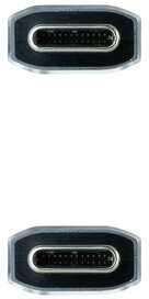 Imagen extra Nanocable Cable USB 3.1 Gen2 5A USB-C Macho-Macho 50cm - Negro