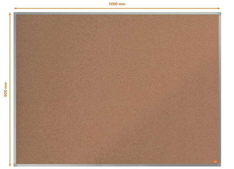 Imagen extra Pizarra tablero de corcho 120x90 cm marco de madera