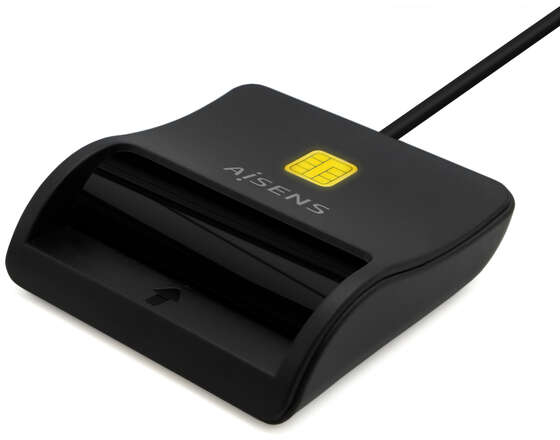 Imagen extra Aisens Lector de Tarjeta Inteligente DNI USB-C - Negro
