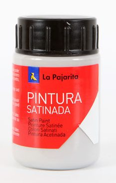 Pintura acrilica L-40 Gris 35ml La Pajarita Latex satinada