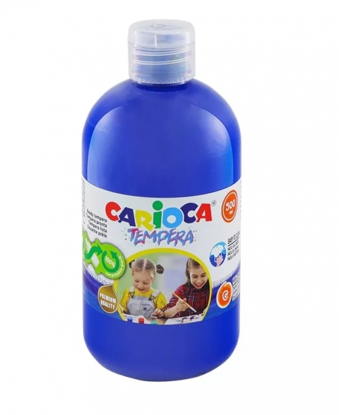 Carioca Botella de Tempera Colores Superlavables Azul