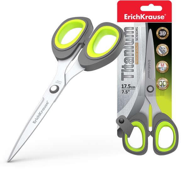 Erichkrause Tijeras Titanium. Negro