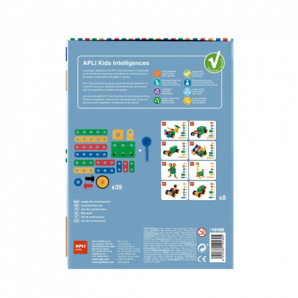 Imagen extra Apli Set Educativo de Construccion 39 Piezas