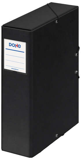 Caja Carpeta de Proyectos de 9cm de lomo. Negro