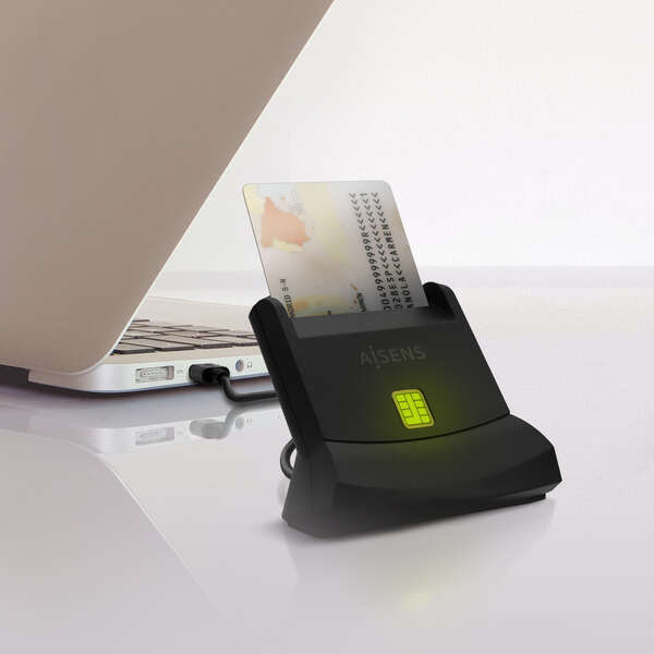 Imagen extra Aisens Lector de Tarjeta Inteligente Dni - Negro