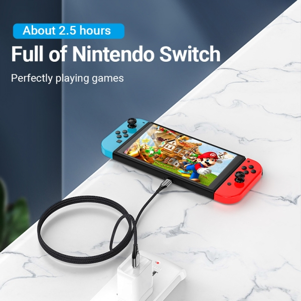 Imagen extra Vention Cable USB-C Macho a USB-C Macho - 2m - 5A 100W 480Mbps - Gris