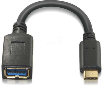 Imagen extra Aisens Cable USB 3.1 Gen1 5Gbps 3A - USB-C Macho a USB-A Hembra - 15cm - Negro