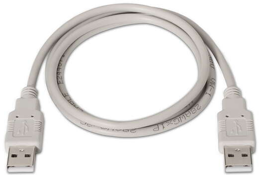 Imagen extra Aisens Cable USB 2.0 - USB-A Macho-Macho - 2m - Beige