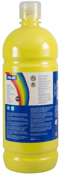 Botella tempera Milan 1000ml Amarillo