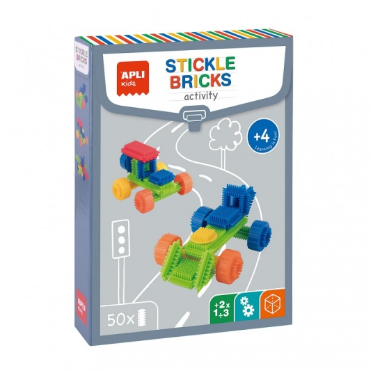 Apli Set Educativo de Construccion 50 Piezas Flexibles