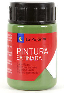 Pintura acrilica L-16 Verde Monte 35ml La Pajarita Latex satinada