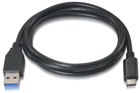 Imagen extra Aisens Cable USB 3.1 Gen2 10Gbps 3A - Tipo USB-C Macho a USB-A Macho - 1 metro - Negro
