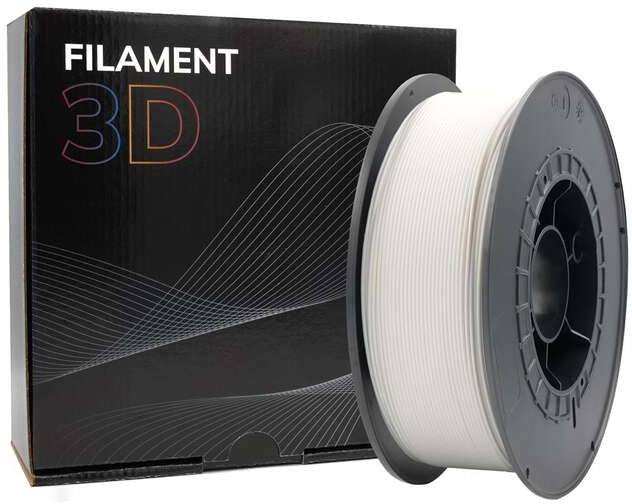 Imagen extra Filamento 3D PLA Diametro 2.85mm Bobina 2.5kg Color Blanco