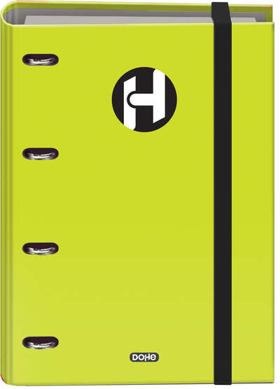 Dohe Serie Icon Carpeta de 4 Anillas A4 Recambio incluído 100H de 90gr. Verde