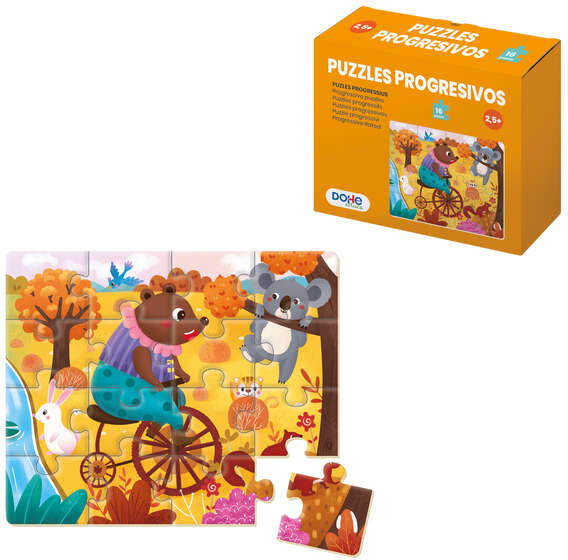 Dohe Puzzle Educativo para Niños 16 Piezas