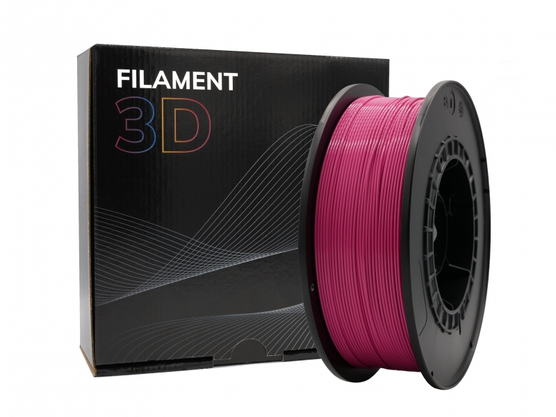 Filamento 3D PLA Diametro 1.75mm Bobina 1kg Color Magenta
