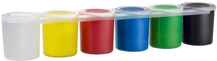 Imagen extra Milan Pack de 6 Botes de Tempera 25ml + 1 Pincel Serie 101 Colores Surtidos