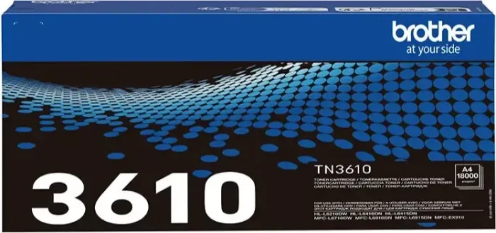 Brother TN3610 Negro Toner Original TN3610