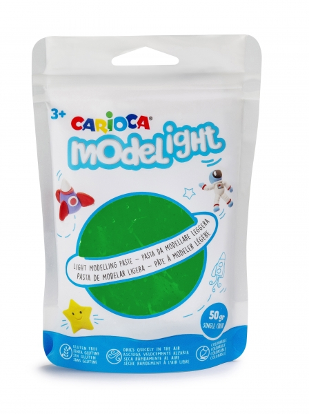 Pack Carioca Modelight Pasta de Moldear Colores Brillantes Verde