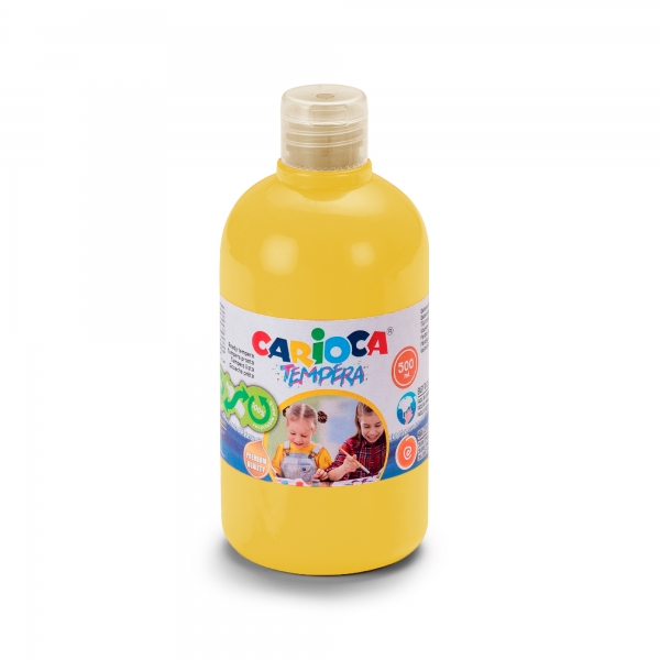 Carioca Botella Tempera 500ml Amarillo