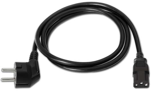 Imagen extra Cable Alimentacion CPU - CEE7/M-C13/H - 10m - 100% Cobre Puro AWG18 - Negro