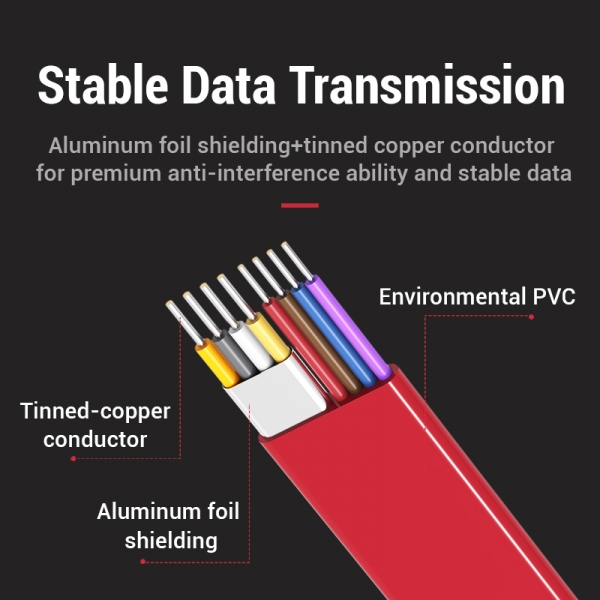 Imagen extra Cable SATA Hembra a SATA Hembra Acodado de 50cm (Color aleatorio)