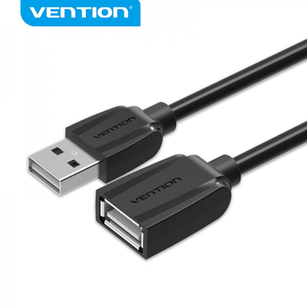 Vention Cable Alargador USB 2.0 Macho a USB Hembra - 1.5m - Negro