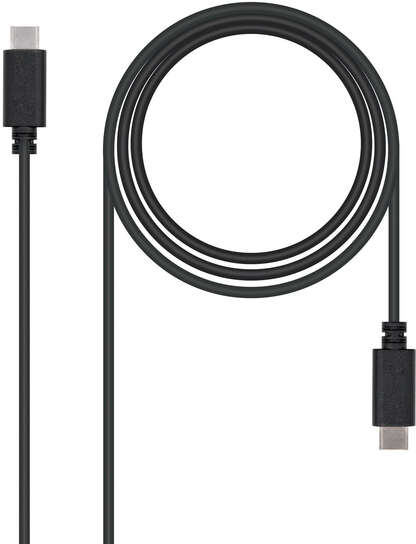 Nanocable Cable USB-C 2.0 Macho a USB-C Macho 1m