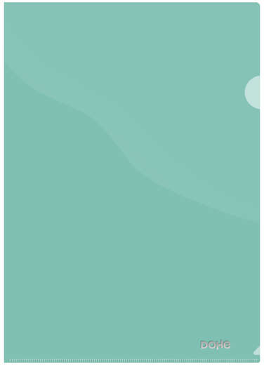 Dossier uñero A4 210x297mm PREMIUM de 180 micras. Verde