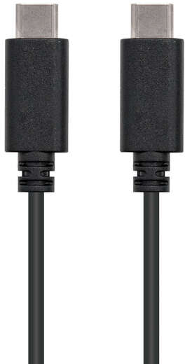 Imagen extra Nanocable Cable USB-C 2.0 Macho a USB-C Macho 1m