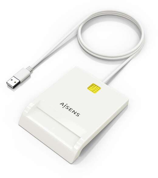 Imagen extra Aisens Lector de Tarjeta Inteligente DNI - Blanco