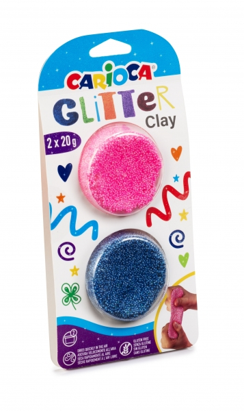 Imagen extra Carioca Pack de 8 Pastas de Moldear Purpurina