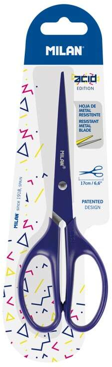 Imagen extra Milan Tijeras Oficina Acid con Cuchilla de Acero Inoxidable. Azul