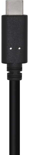Imagen extra Aisens Cable USB 3.1 Gen2 10Gbps 3A - Tipo USB-C Macho a USB-A Macho - 50cm - Negro