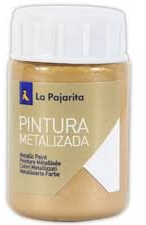 Pintura metalizada La Pajarita ME-3 Oro rico 35ml