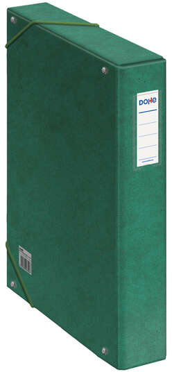 Caja Carpeta de Proyectos de 5cm de lomo. Verde